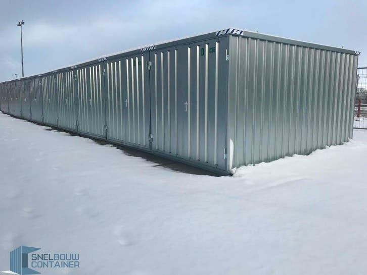 Verplaatsbare opberg container met stellingen te koop! Kopen, Zakelijke goederen, Machines en Bouw | Keten en Containers