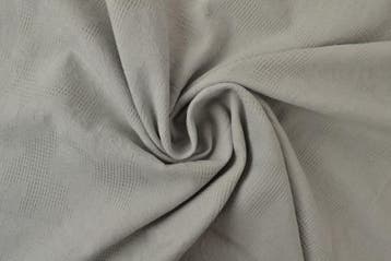 Katoen jacquard Zilvergrijs - rol 30 meter, Verzenden, Nieuw