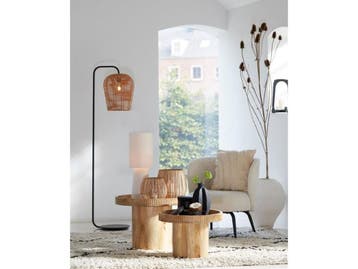 Light & Living Mareno Vloerlamp - 164cm - Mat Zwart, Verzenden, Nieuw
