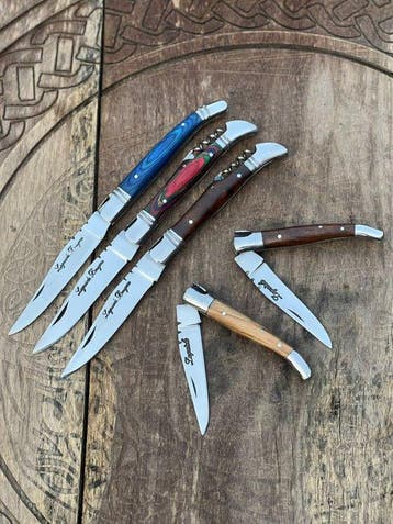Keukenmes - Kitchen knife set - Laguiole Bougna Met Bee