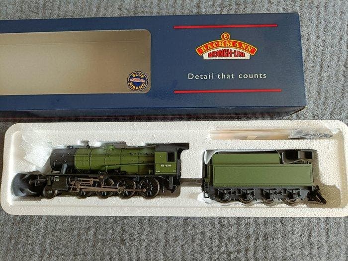 Bachmann 00 - 32-259 - Stoomlocomotief met tender (1) - WD, Hobby en Vrije tijd, Modeltreinen | H0