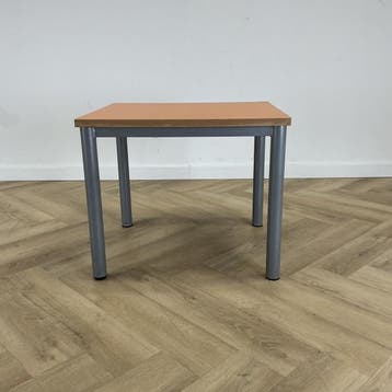 Klassehout schooltafel 70x60 cm , oranje-grijs, Huis en Inrichting, Tafelonderdelen, Ophalen of Verzenden, Gebruikt