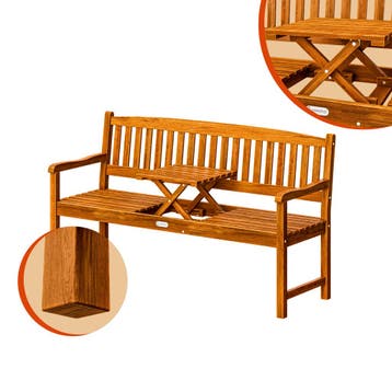 Tuinbank Picknicktafel Eucalyptushout FSC®-gecertificeerd, Verzenden, Nieuw