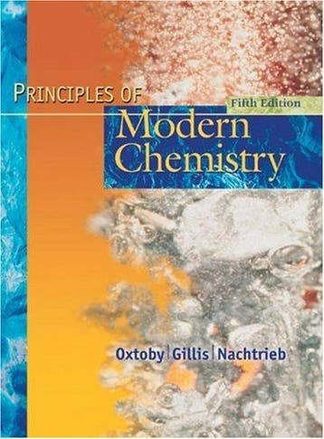 Principles Of Modern Chemistry - David Oxtoby 9780030353734, Verzenden, Gelezen, David Oxtoby