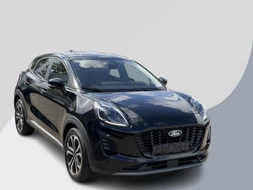 Zakelijke Lease |  Ford Puma 1.0 EcoBoost Hybrid Titanium, Stof, Overige brandstoffen, Zwart, Handgeschakeld