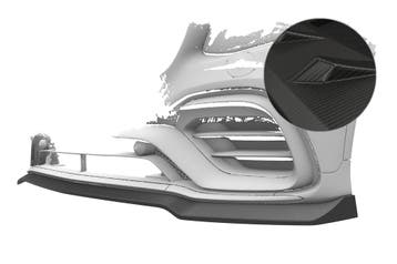 Cup spoiler lip voor Mercedes Benz GLC X253 / C253 CSL896-M, Verzenden, Nieuw