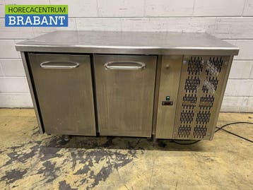 RVS Tecnodom Koelwerkbank 2 deuren en 142,5 cm 230V Horeca, Ophalen of Verzenden, Gebruikt