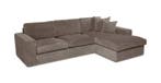 Hoekbank Leiden - hoekbanken - Taupe, Nieuw, 150 cm of meer, Stof, 200 tot 250 cm