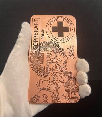 1 kilogram - Koper .999 - MrCopperArte - Met certificaat