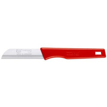 Solingen Schilmesje – RVS Glad – 16 cm – Rood – 10 S, Ophalen of Verzenden, Nieuw, Rvs of Chroom