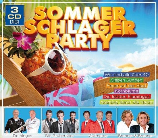 MCP - Divers – Sommer-Schlager-Party (3CDbox), Cd's en Dvd's, Vinyl | Wereldmuziek, Ophalen of Verzenden