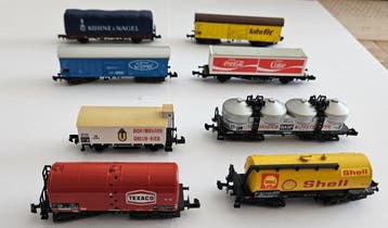 Arnold Rapido, Fleischmann, Trix N - Treinset (8) - Wagenset, Nieuw