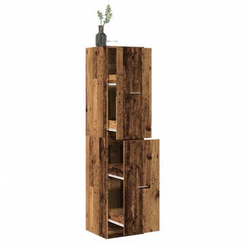 vidaXL Apothekerskast 40x41x174,5 cm bewerkt hout oud, Verzenden, Nieuw