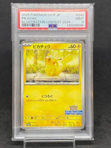 Pokémon - 1 Graded card - Pikachu #242/SV-P Promo card - PSA, Nieuw