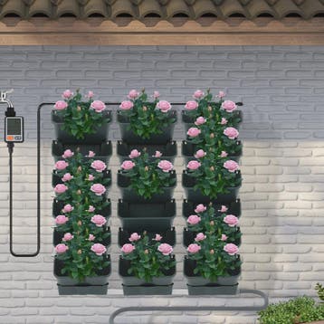 Automatische Zelfwaterende Muurtuin met Timer - 18 Potten Ve, Verzenden, Nieuw