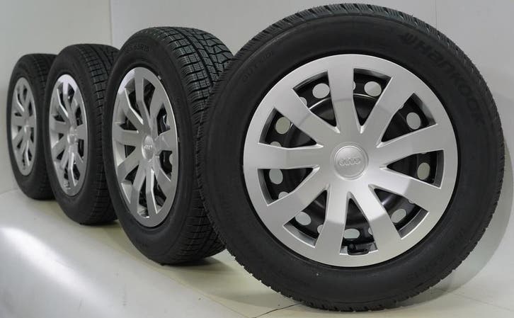Audi A1 S1 82A 8X 15 inch velgen Hankook Winterbanden Nieuw, Auto-onderdelen, Banden en Velgen, Velg(en), Gebruikt, 15 inch, Winterbanden