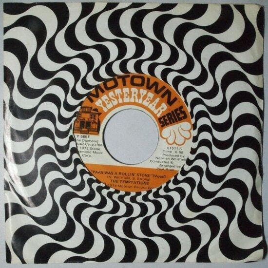 Temptations, The - Papa was a rollin stone - Single, Cd's en Dvd's, Vinyl Singles, Verzenden