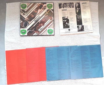 Beatles - The Beatles:1962-1966 1967-1970, France 4xLP Box, Cd's en Dvd's, Nieuw in verpakking