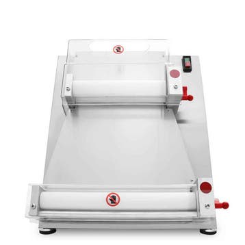 HCB Uitrolmachine - dubbele rollen - 42 cm - 230V - RVS, Zakelijke goederen, Verzenden, Nieuw in verpakking, Bakkerij en Slagerij
