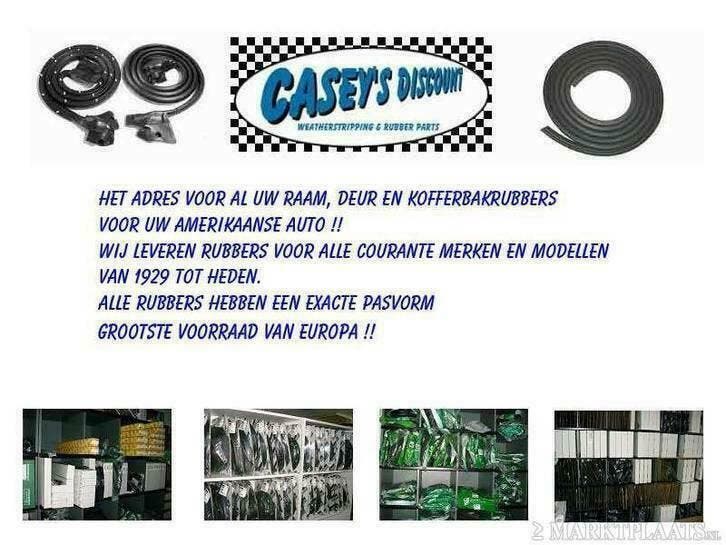 Deurrubbers en raamrubbers voor uw Amerikaanse auto en truck, Auto-onderdelen, Amerikaanse onderdelen