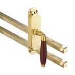 Kruk-espagnolet Bonton Bubinga rechts messing ongelakt, Verzenden, Nieuw