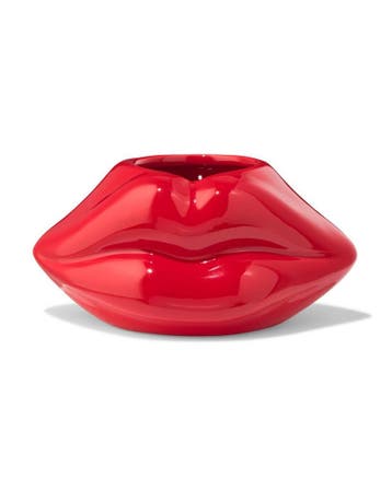 HEMA Pennenbak 14x9x7cm keramiek lipvorm, Verzenden, Nieuw