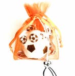 Voetbal cadeautje met gelukspoppetje,anti stressball,armband, Verzenden, Nieuw, Overige typen