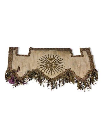 Processionele standaard - 60 x 31 cm - Textiel - 1910-1920