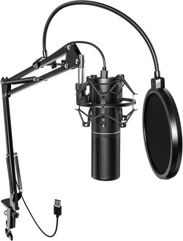 Condensator Microfoon Studio | Tweedekansje | OP=OP, Ophalen of Verzenden, Nieuw, Studiomicrofoon