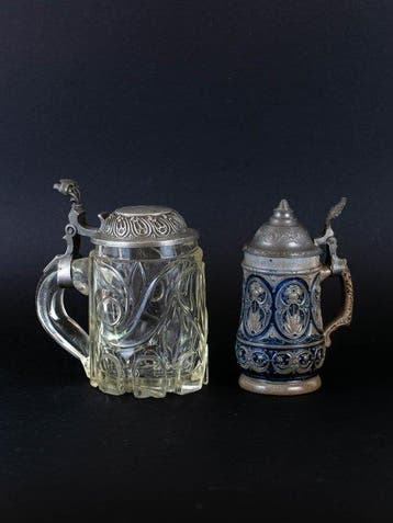 Art Nouveau - Bierpul - Steengoed, Glas