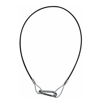 100× FORTEX Safety veiligheidskabel 75 cm - Ø3-4 mm, Muziek en Instrumenten, Verzenden, Nieuw