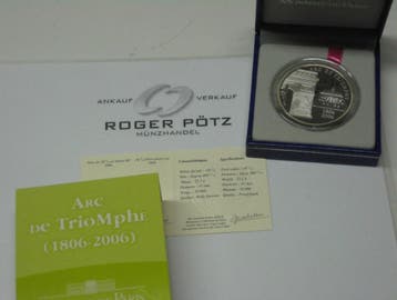 Frankreich 1,50 Euro 2006 Arc de Triomphe Triumphbogen zi..., Verzenden