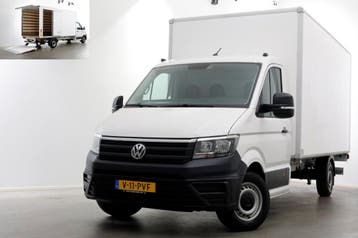 Volkswagen Crafter 35 2.0 TDI 140pk Bakwagen met laadklep en, Gebruikt, Euro 6, Volkswagen, Wit