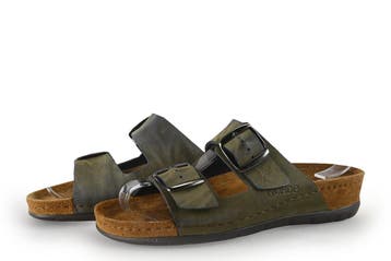 Rohde Slippers in maat 38 Groen, Kleding | Dames, Slippers, Verzenden, Rohde, Gedragen