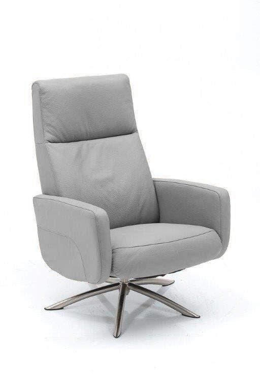 Relaxfauteuil Zevenaar - relaxfauteuils - Zilver, Huis en Inrichting, Stoelen, Nieuw, Stof