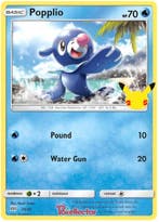 Popplio 23/25 Promo 25TH ANNIVERSARY MC DONALDS, Ophalen of Verzenden, Nieuw, Losse kaart, Foil