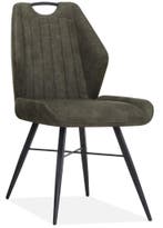 Eetkamerstoel Torro - eetkamerstoelen - Groen, Nieuw, Stof