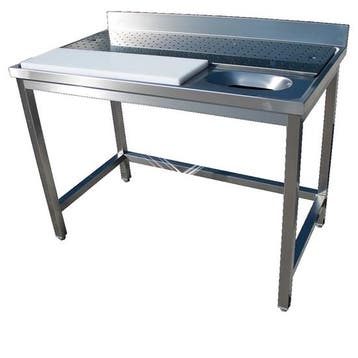 Rvs voorbereidingstafel voor vlees 1400x700x900 mm, Verzenden, Nieuw in verpakking