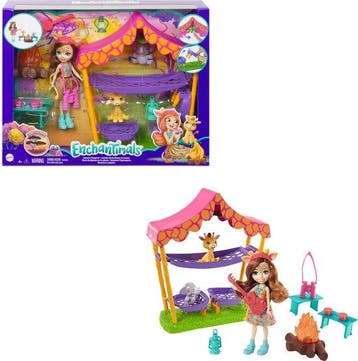 Enchantimals Savanna slaapfeestje speelset, Verzenden, Nieuw