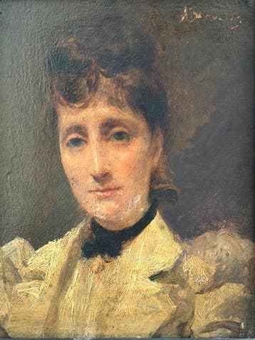 Alfred Stevens (1823–1906) - Portrait présumé de Victorine