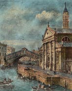 Giovanni Antonio Canal (1697-1768), Naar - Ponte di Rialto e