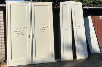 2500 gebruikte oude binnendeuren paneeldeuren  buitendeuren, Gebruikt, Binnendeur, Ophalen of Verzenden, Schuifdeur