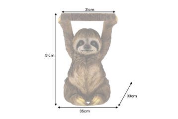 Bijzettafel SLOTH 50cm handgemaakte luiaard sculptuur, Ophalen of Verzenden, Nieuw