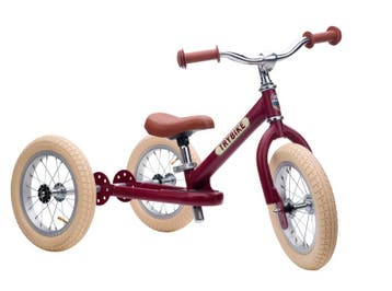 Trybike Steel Vintage Matt Red 3 wieler (Loopfietsen), Ophalen of Verzenden, Nieuw
