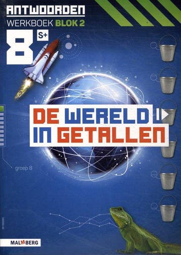 De wereld in getallen groep 8 blok 2 S+ Antwoorden werkboek, Boeken, Schoolboeken, Verzenden, Gelezen