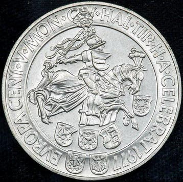Oostenrijk. 100 Schilling 1977 (Münzstätte Hall)
