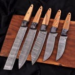 Keukenmes - Chefs knife - Handgemaakt gevouwen staal,