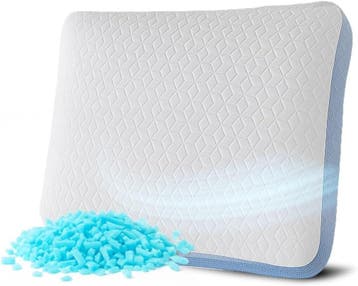 Bamboe Hoofdkussen 80x80cm - Koelend retourproduct, 56% off, Eenpersoons, Wit, Nieuw, Ophalen of Verzenden