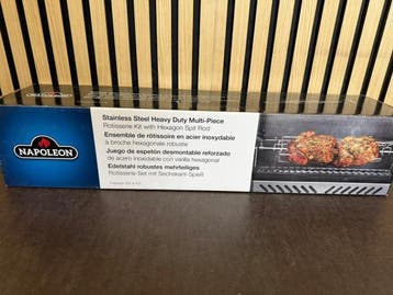 Veiling - Napoleon Heavy Duty Rotisserie Set RVS – Freesty, Nieuw