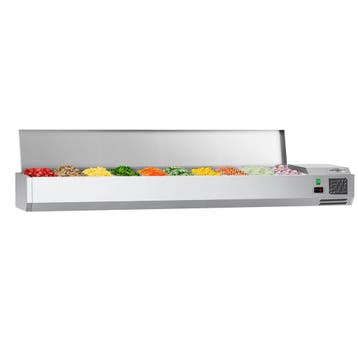 GGM Gastro | Opzetkoelvitrine ECO - 2000x335mm - 10x GN 1/4, Verzenden